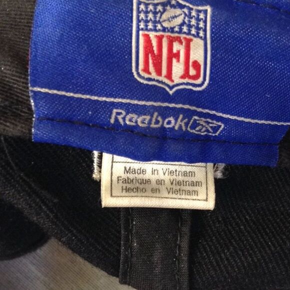 Cincinnati Bengals NFL Cap Hat Men 7 1/2 Black Wool Fitted Embroidered Spellout - Picture 8 of 9